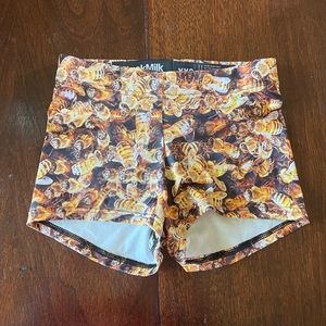 XXS Bee Booty Shorts by Blackmilk Clothing